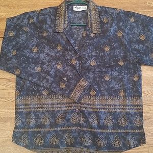 Agree East Indian Shirt EUC